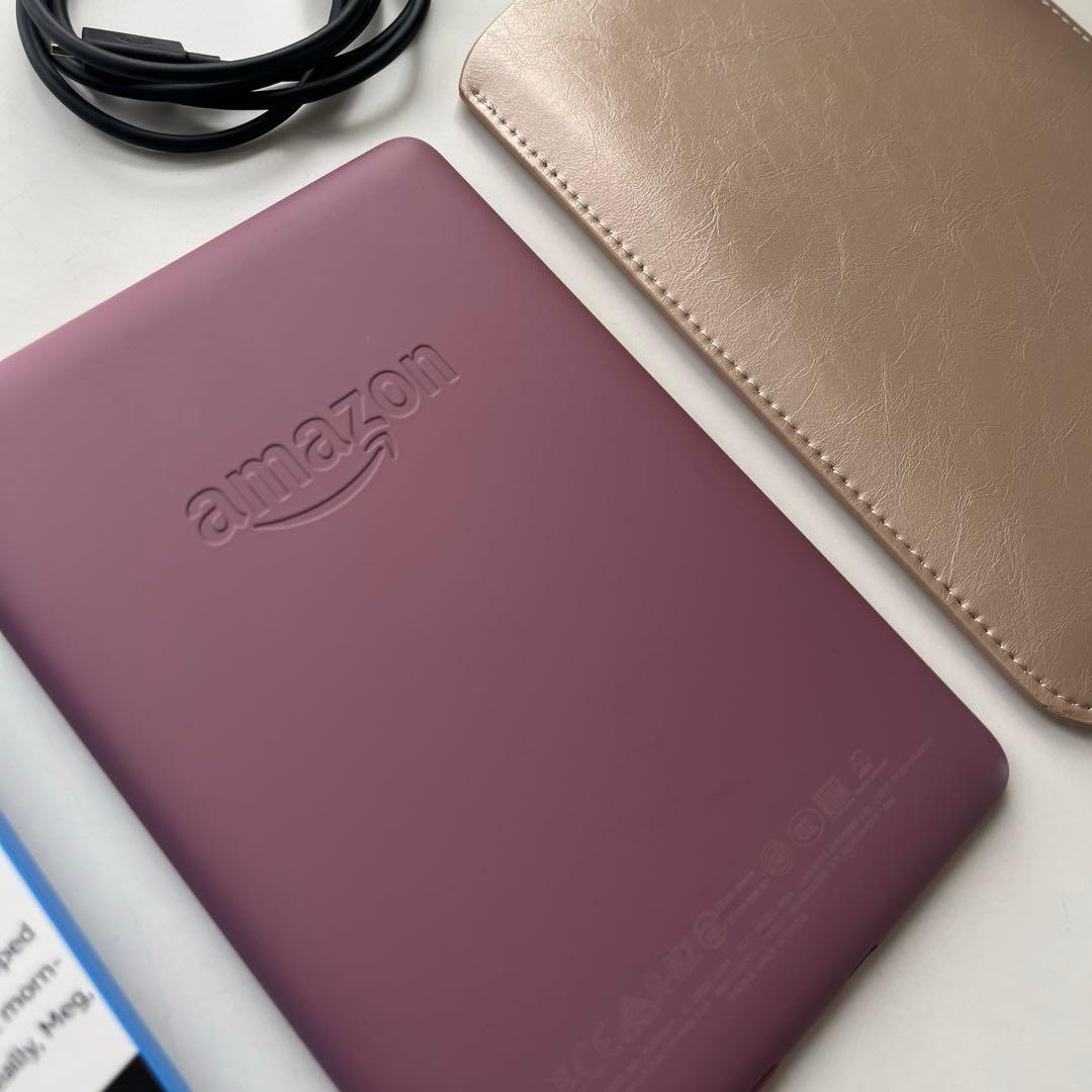 ◯ほぼ新品◯ 32GB Kindle Paperwhite プラム 防水機能搭載