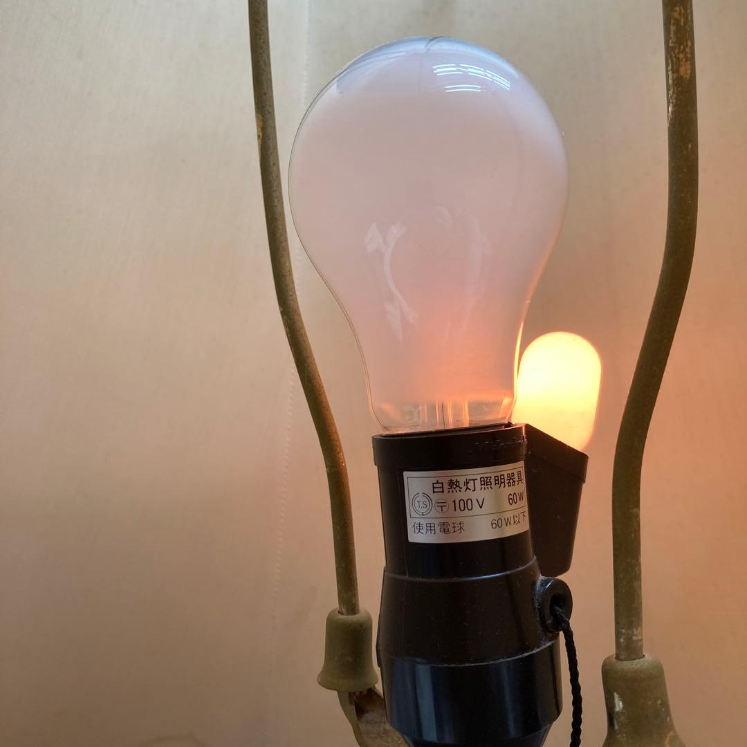 D-2 【希少】シノワズリ 磁器製 テーブルランプ 藍色 雲龍紋様 アンティーク