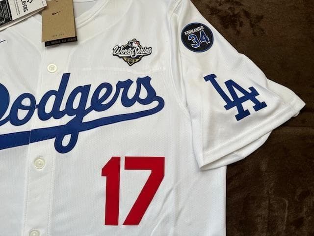 大谷翔平WBC2026出場/WS2025優勝記念パッチ付LimitedジャージＬ