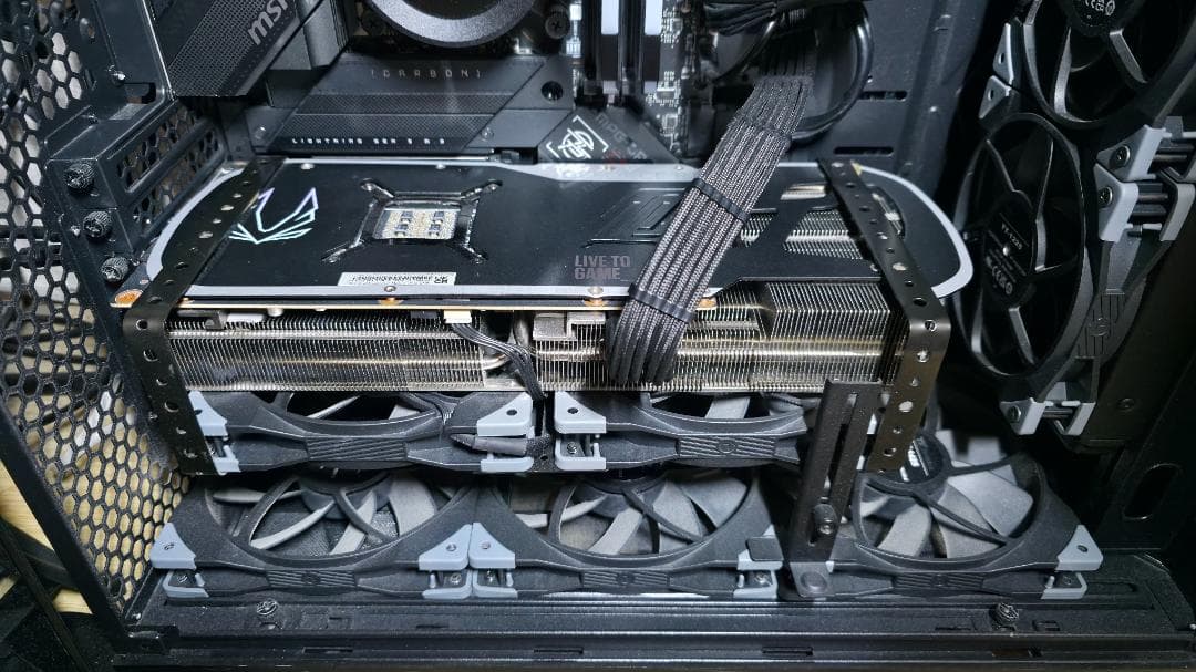 【完動品】ZOTAC RTX4090 TRINITY OC カスタムファン付き