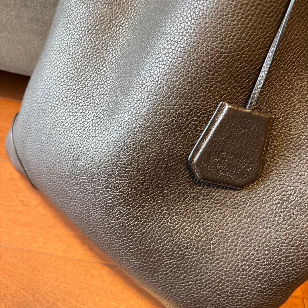 [HERMES]エルメスシルキーシティー　トリヨンクレマンス素材 ダークブラウン