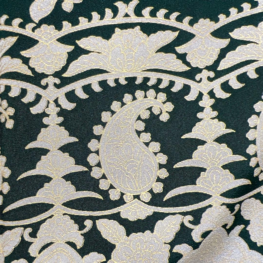 訪問着　金彩　華紋　ペイズリー　唐花　亀甲　着物　122a d