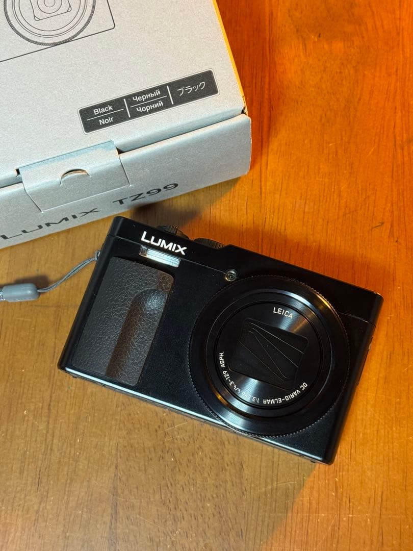 【美品】LUMIX TZ99 ブラック コンパクトデジタルカメラ