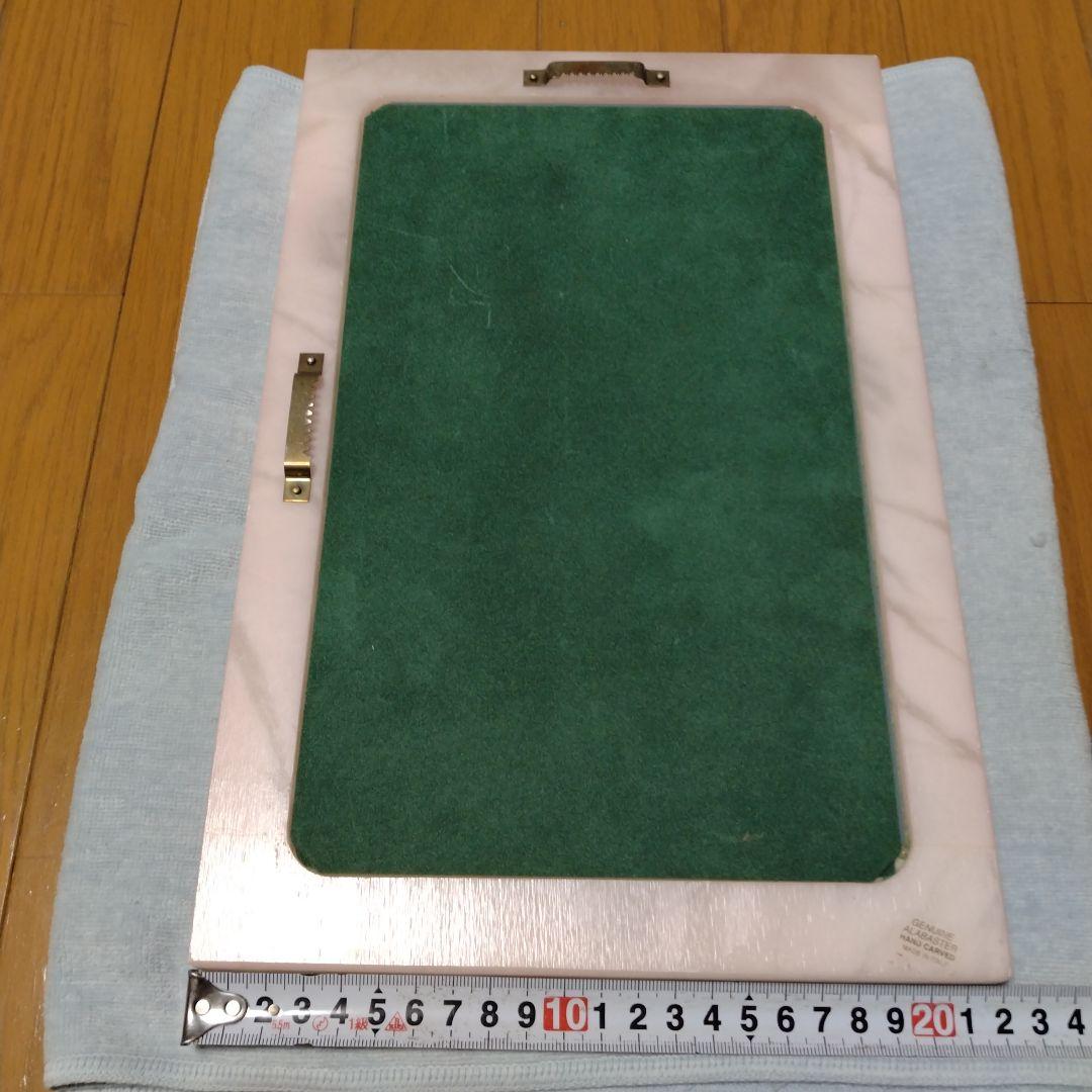 気まぐれセール❗ドマン Demain 鏡 アラバスター イタリー製 大理石