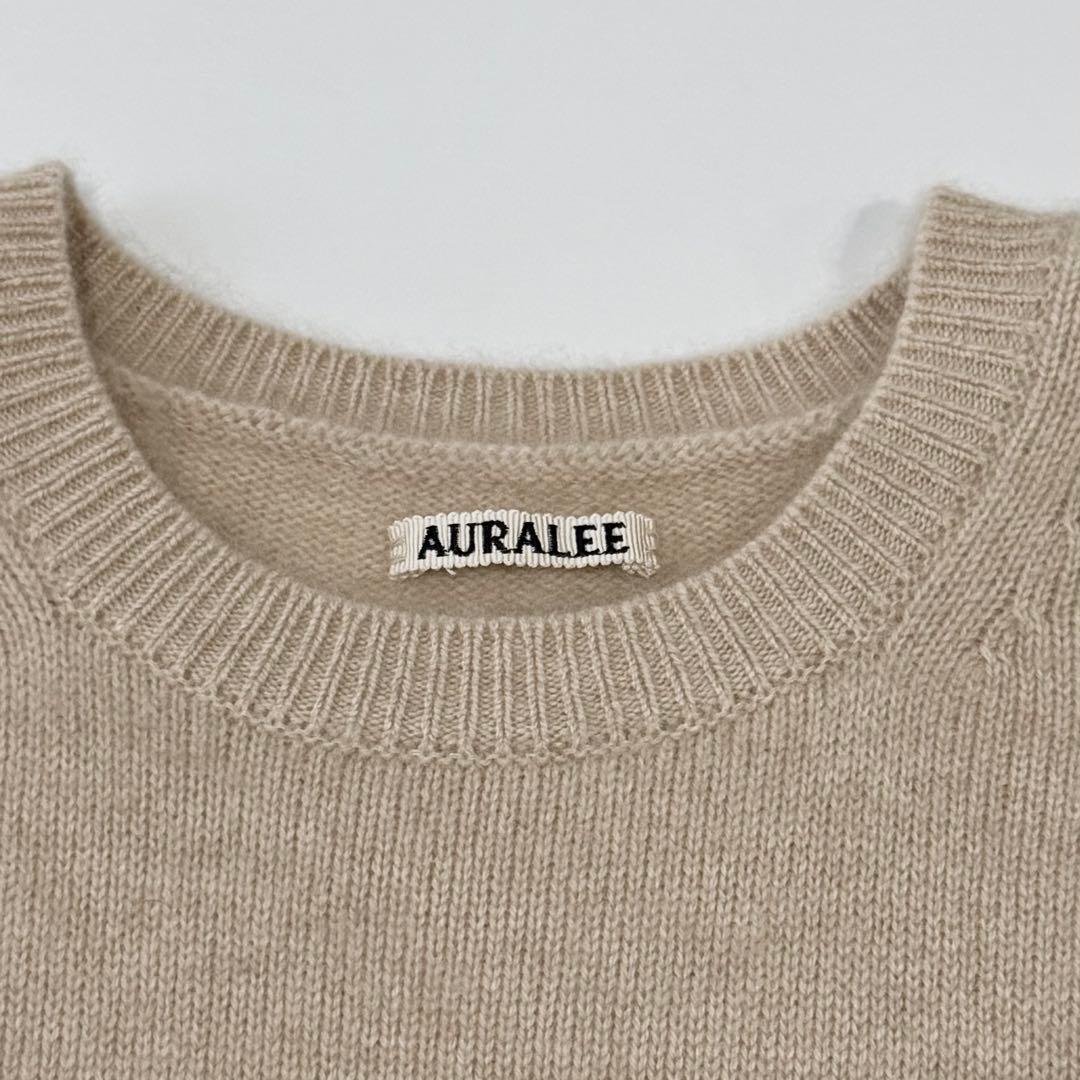 AURALEE オーラリー BABY CASHEMERE KNIT P/O