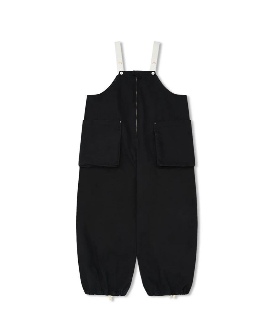 ANGLAN アングラン　バルーン　オーバーオール　ブラック　musinsa