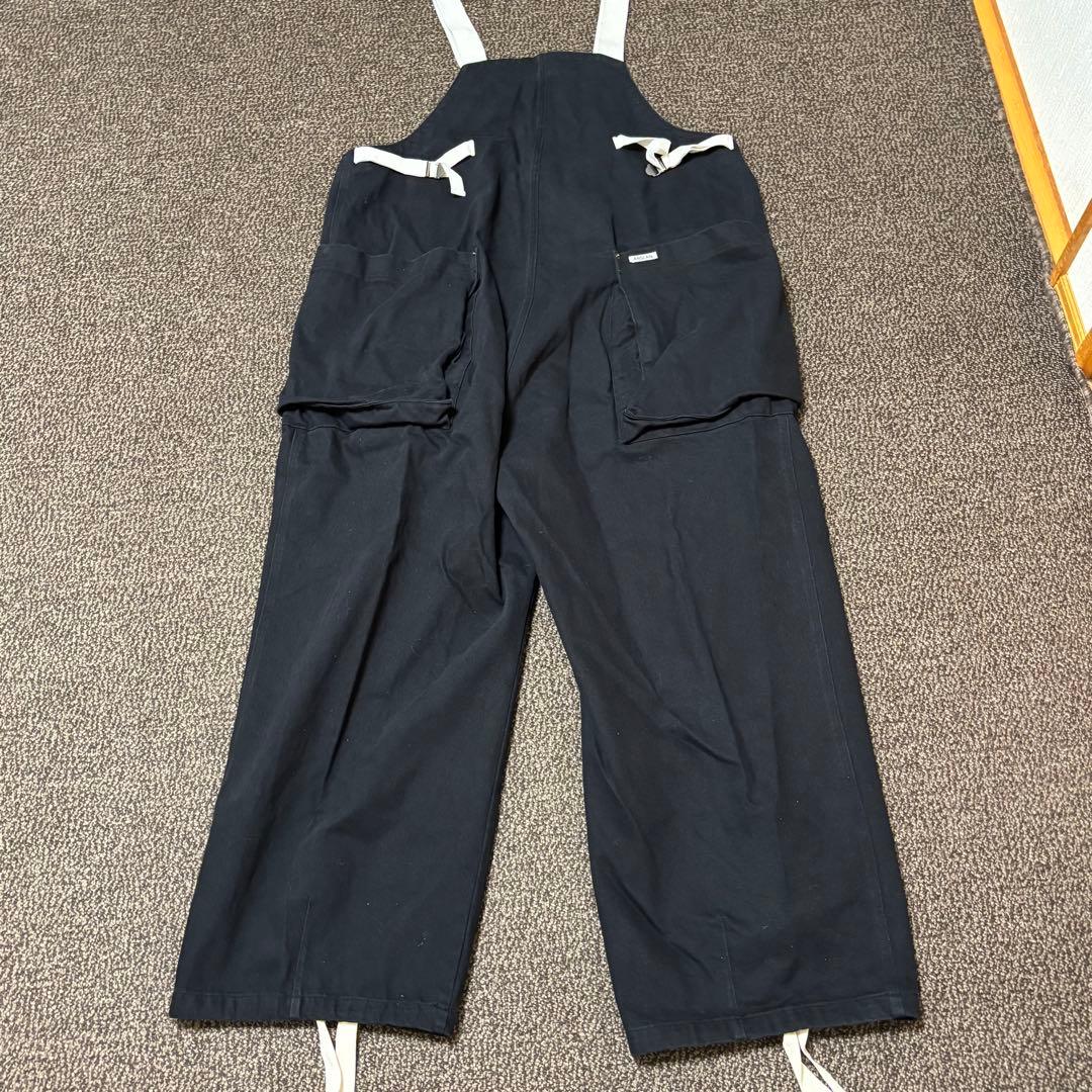 ANGLAN アングラン　バルーン　オーバーオール　ブラック　musinsa