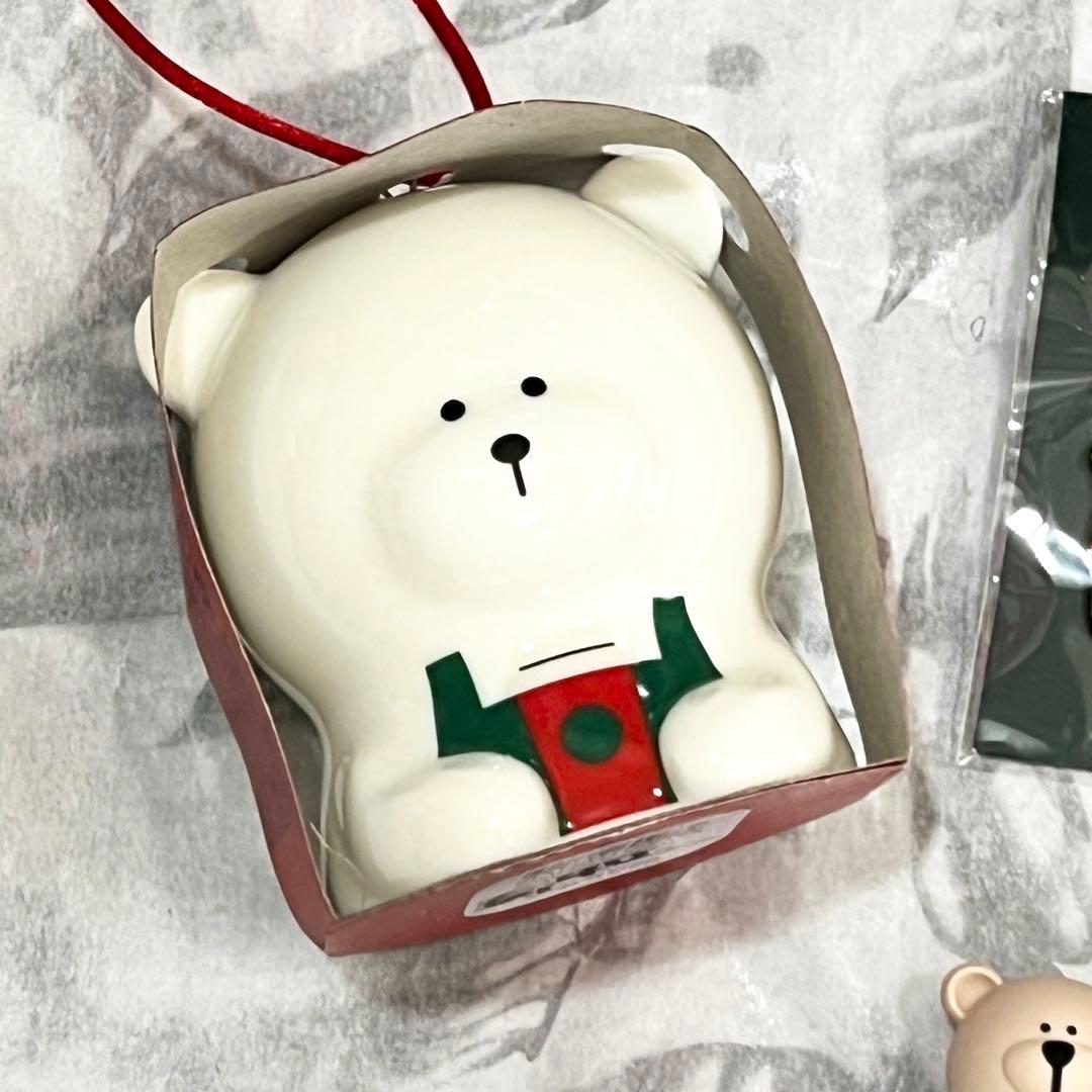 海外　スターバックス　ホリデー　小物セット　ベアリスタ トッパー　オーナメント