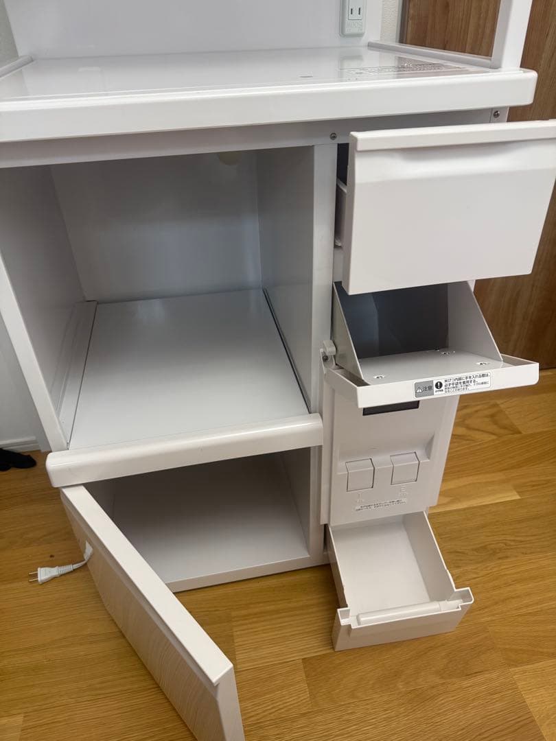 レンジ台 計量米びつ付 12kg エムケー精工