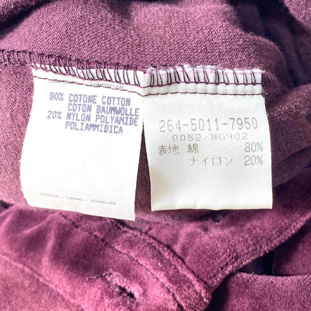 希少 GUCCI グッチ ロゴ刺繍 ロング ワンピース ベロア ベルベット