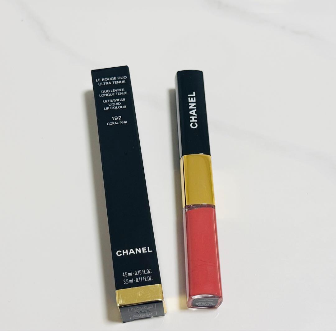 CHANELル ルージュ デュオ ウルトラ トゥニュ　 192 コーラルピンク
