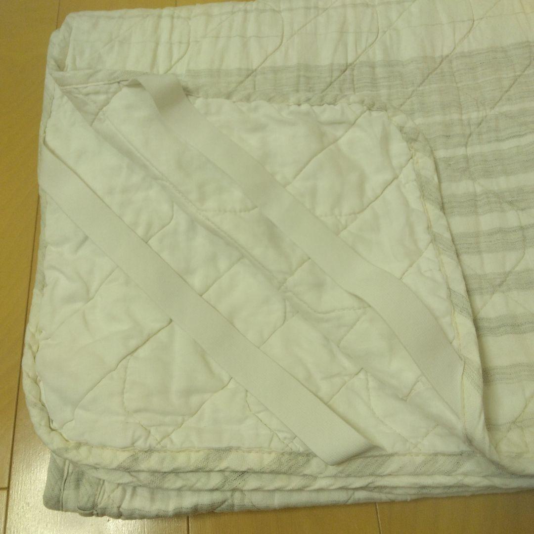 西川リビング　オール麻100％ 敷きパッド