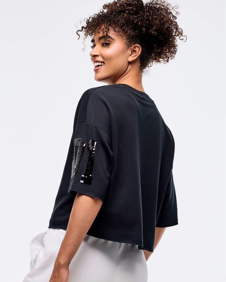 新品　正規品　ズンバ　 S スパンコール　Tシャツ　トップス