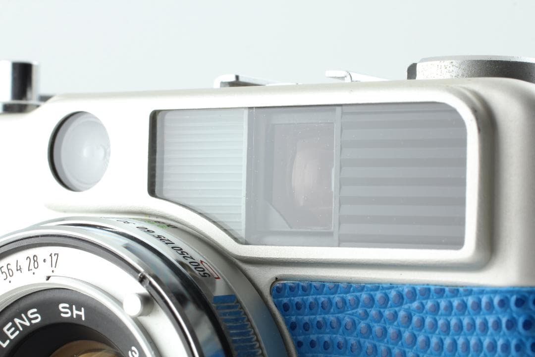 【整備済　美品】ブルー Canon Demi EE17　ハーフカメラ　露出計OK