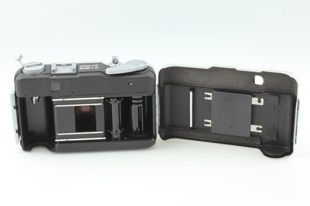 【整備済　美品】ブルー Canon Demi EE17　ハーフカメラ　露出計OK