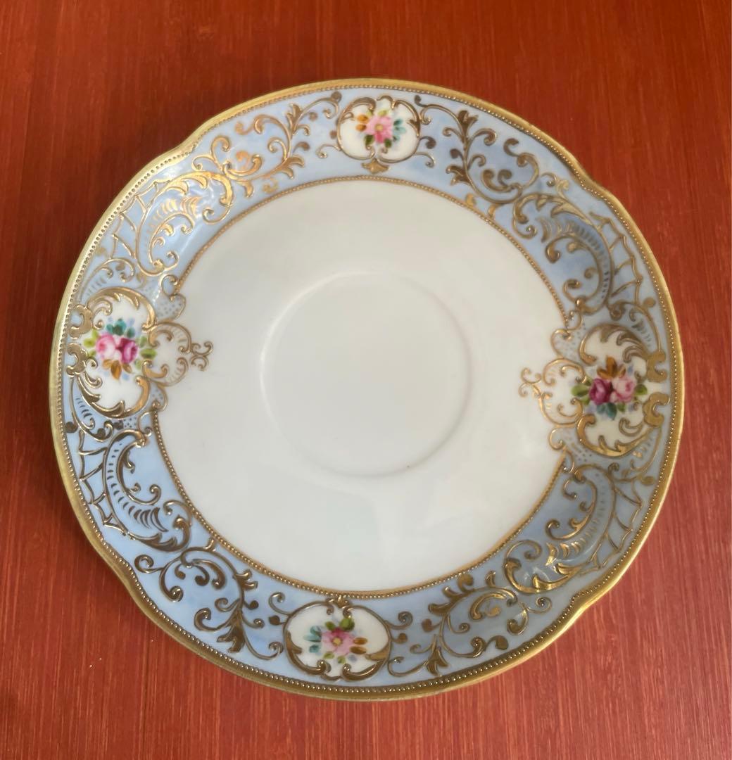 オールドノリタケ　カップ＆ソーサー3点セット