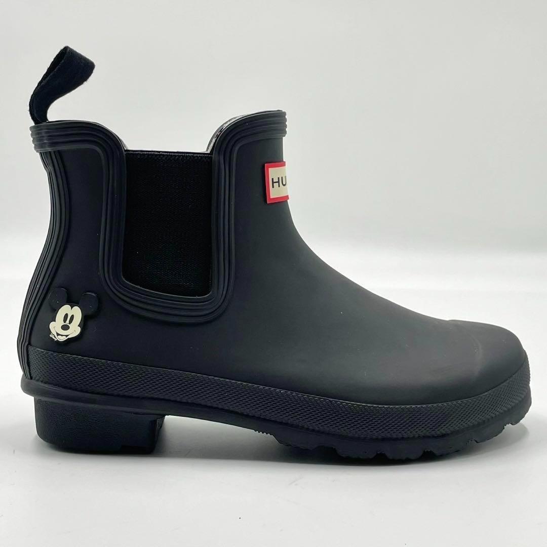 【未使用に近い】HUNTER ハンター ディズニー ミッキー レインブーツ