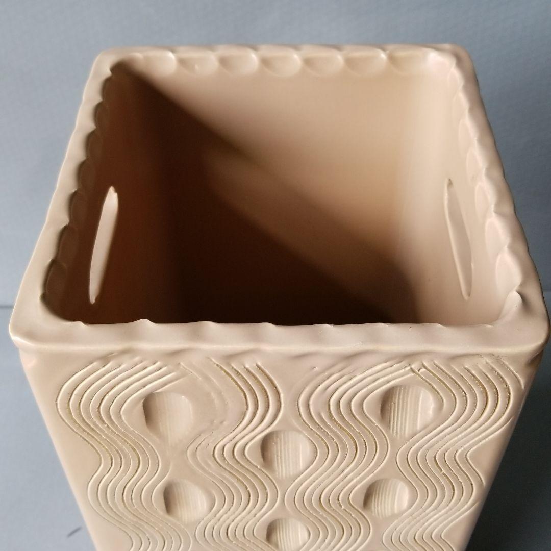 信楽焼 傘立て正角波紋 高さ４５cm