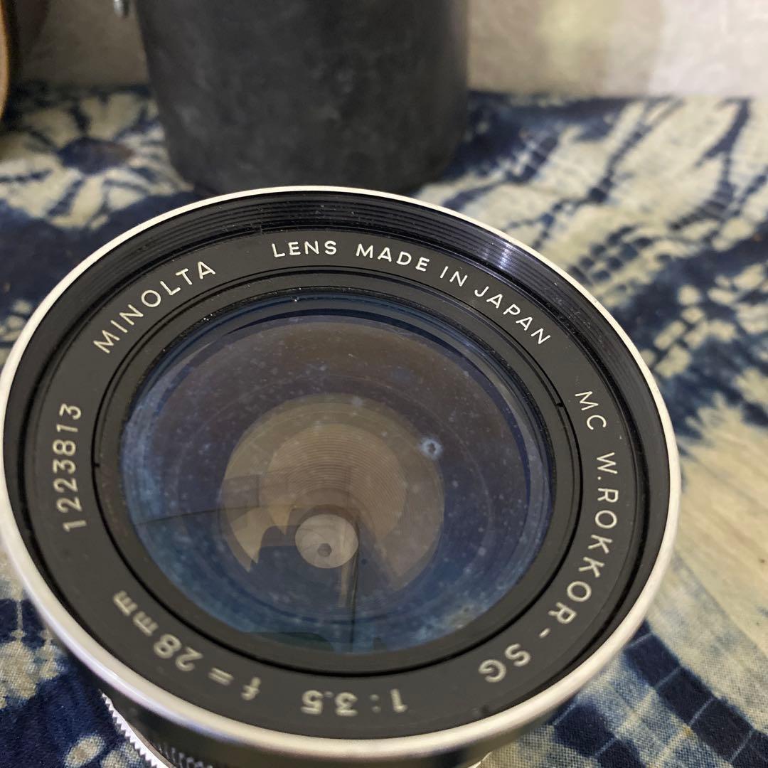 ミノルタMINOLTA MC W.ROKKOR1:35 f=28mm レンズ