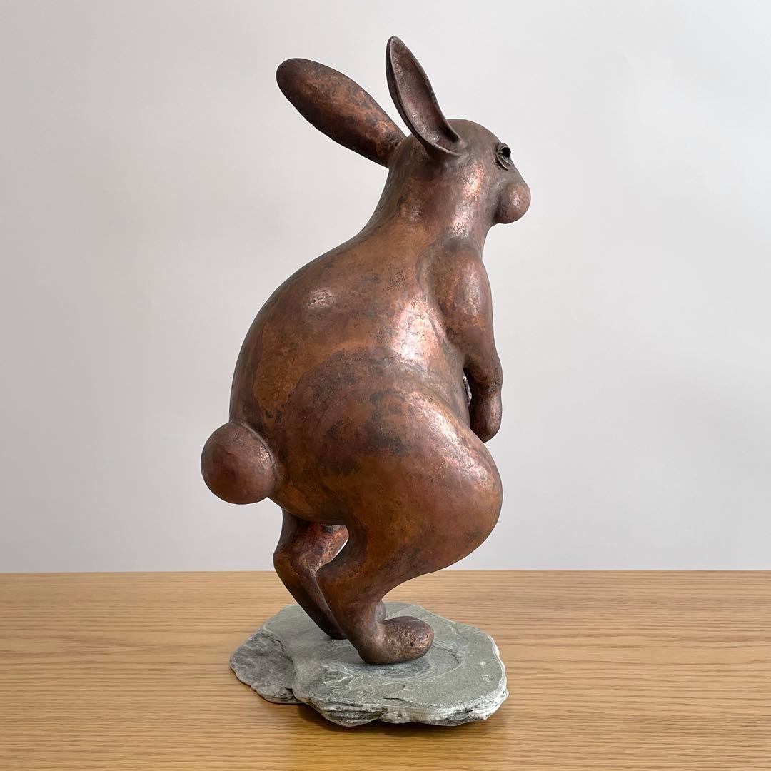 土屋陽太 鍛金 金工美術 一点もの うさぎ 兎 造形作家 オブジェ 金属工芸