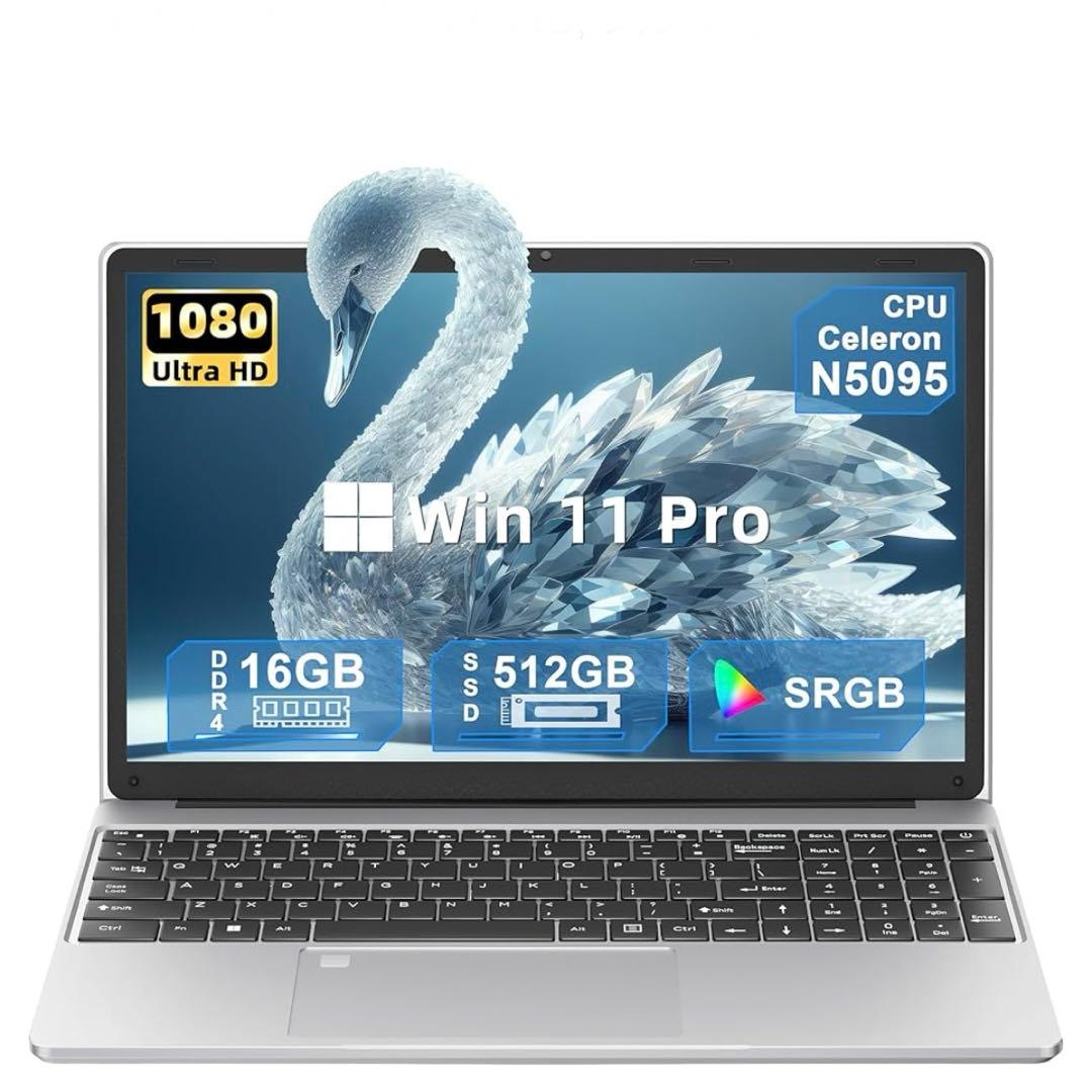 ノートパソコン　16G+512GB シルバー