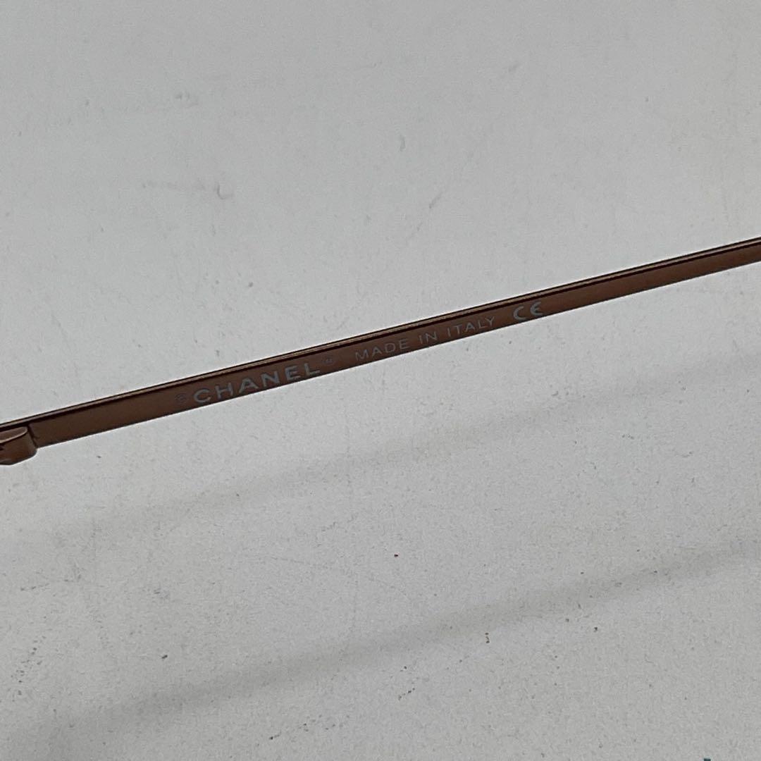 シャネル サングラス リムレス 4003 ブラウン メタル ココマーク