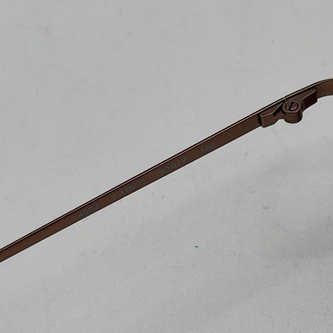 シャネル サングラス リムレス 4003 ブラウン メタル ココマーク