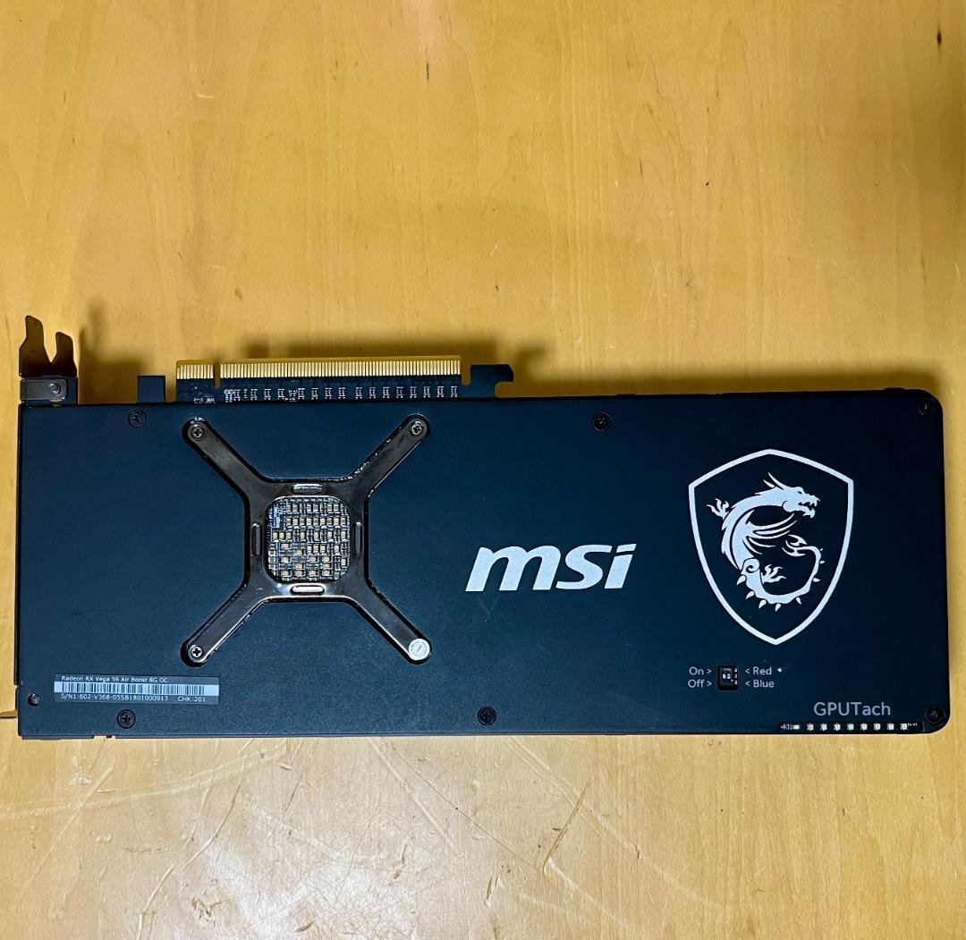 【動作確認済】MSI Radeon RX Vega 56 8G OC