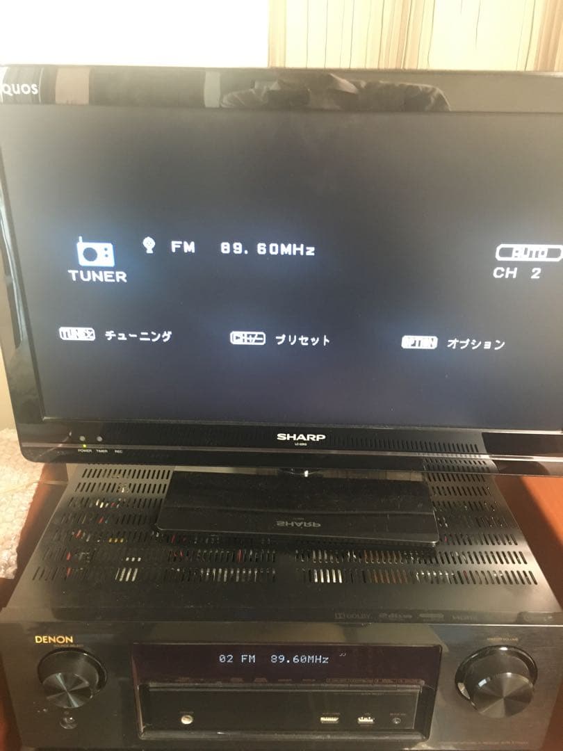 実動品デノン7.2chAVR-X1100W-K Bluetooth／ハイレゾ対応