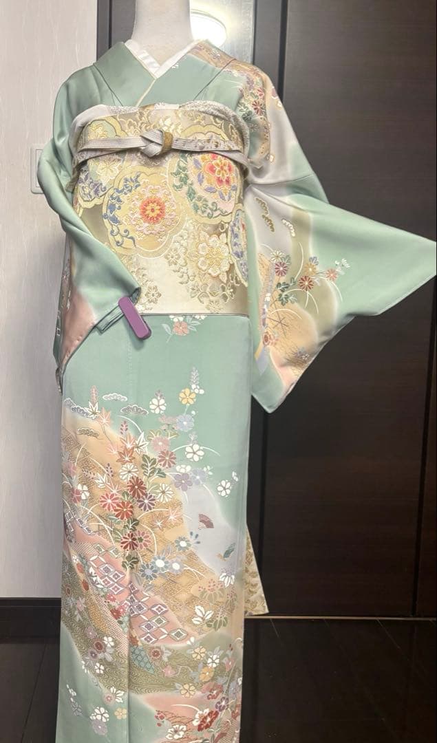 金駒刺繍　訪問着　フルセット　入学式　卒業式　お宮参り