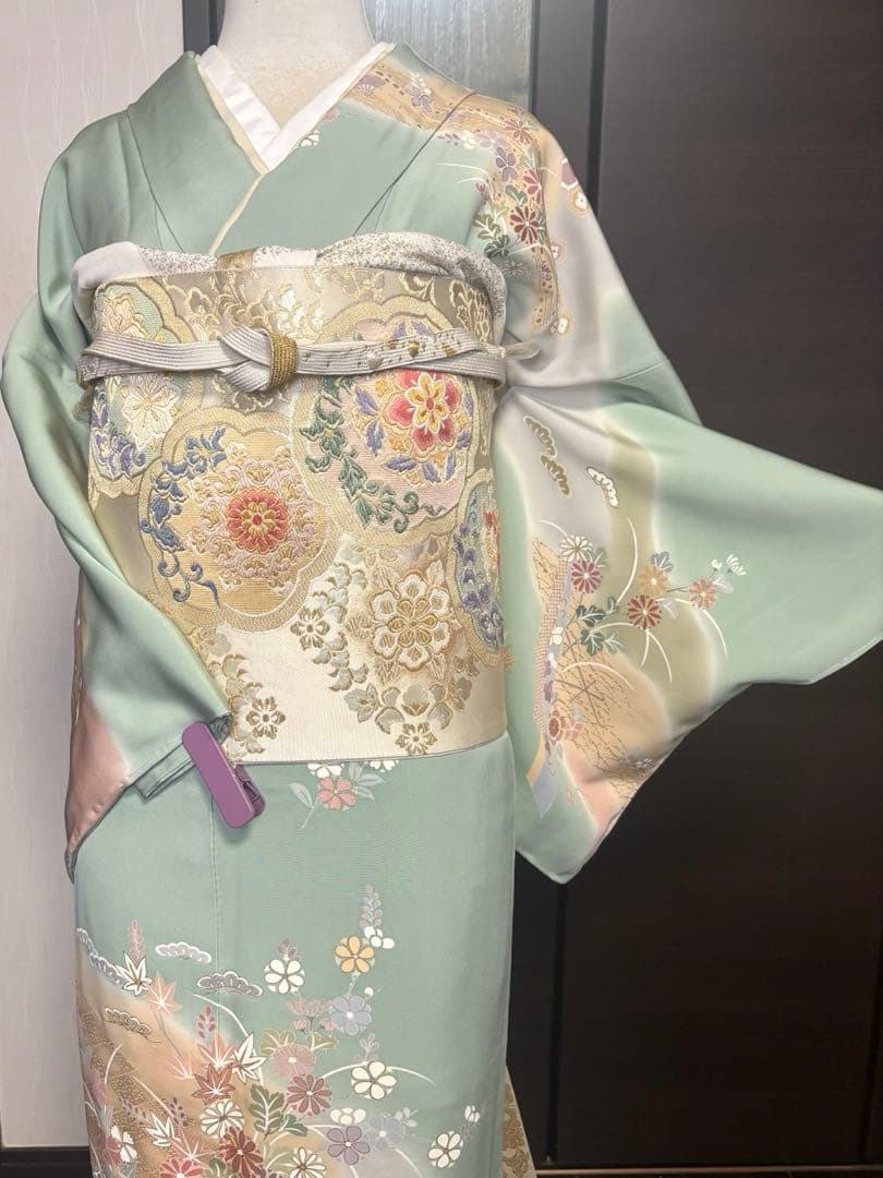 金駒刺繍　訪問着　フルセット　入学式　卒業式　お宮参り