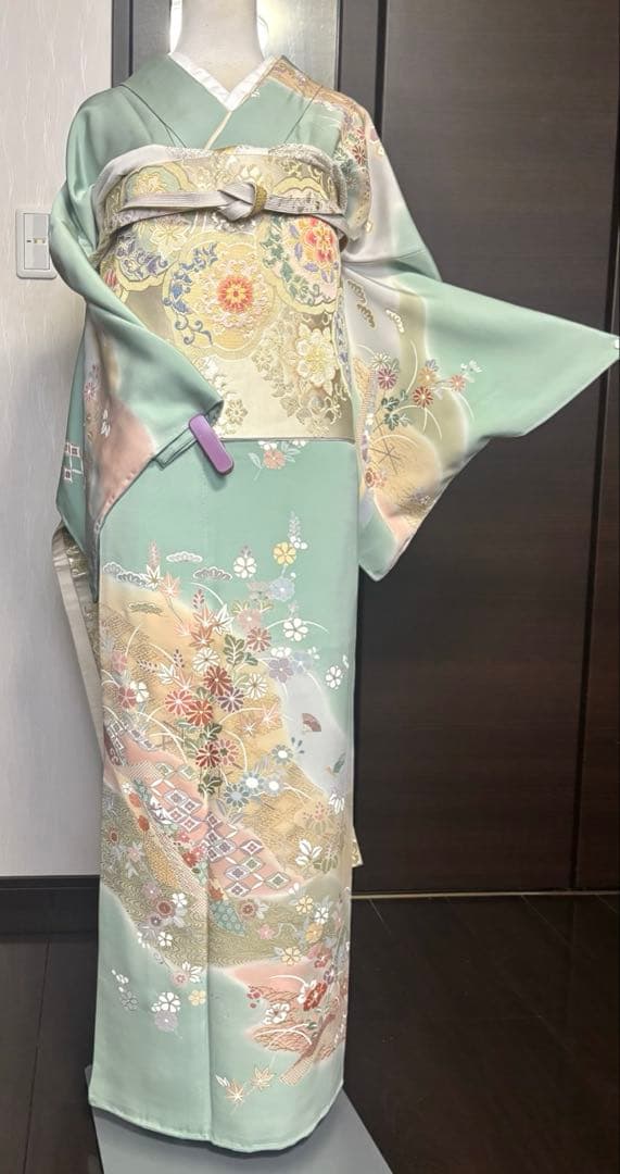 金駒刺繍　訪問着　フルセット　入学式　卒業式　お宮参り