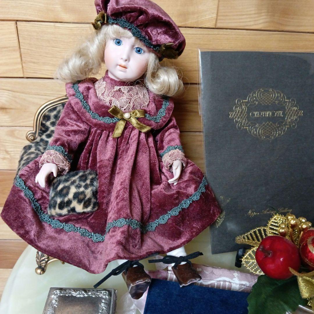 H67【ジュモー】ビスクドール　年代物　アンティックドール