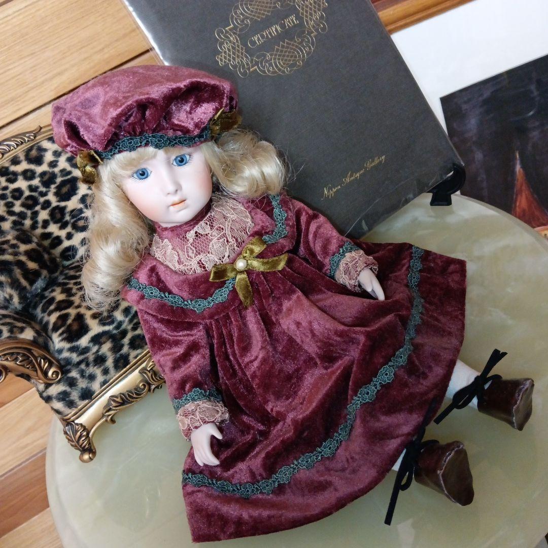 H67【ジュモー】ビスクドール　年代物　アンティックドール