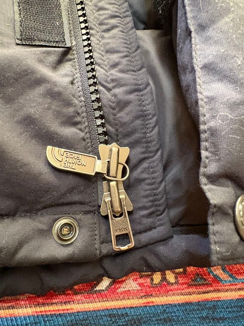 美品 90s ビンテージ ノースフェイス ダウン ベスト XL 黒 xpv