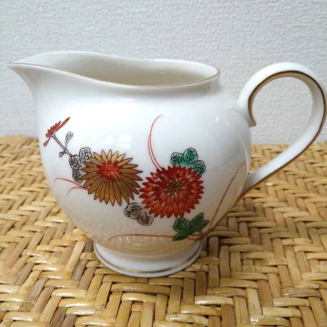 未使用　オールド香蘭社 シュガーポット クリーマー ティーポット 金彩