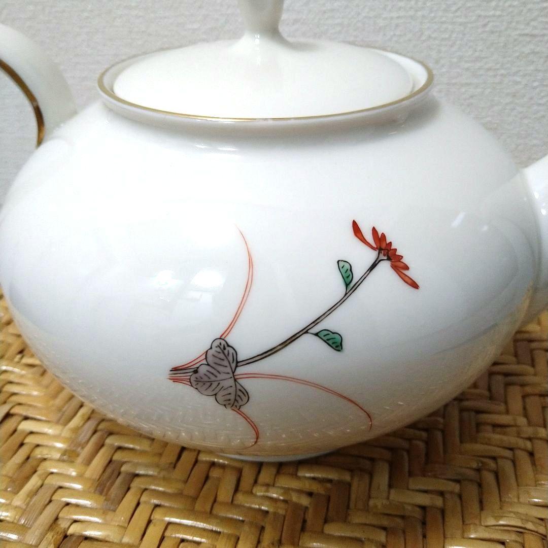 未使用　オールド香蘭社 シュガーポット クリーマー ティーポット 金彩