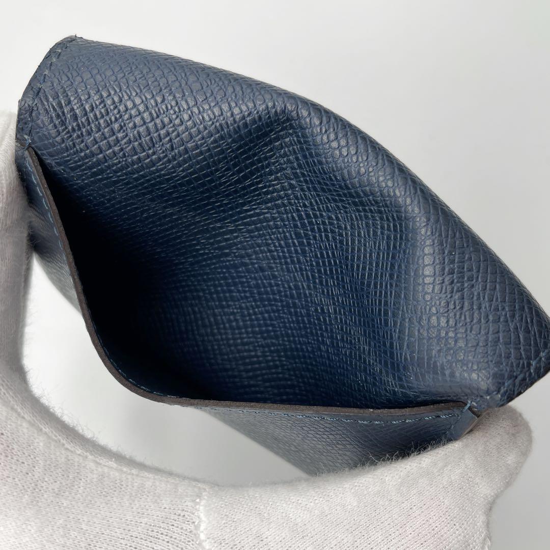 ルイヴィトン　オーガナイザードゥポッシュ タイガ　ネイビー 名刺入れ　新型