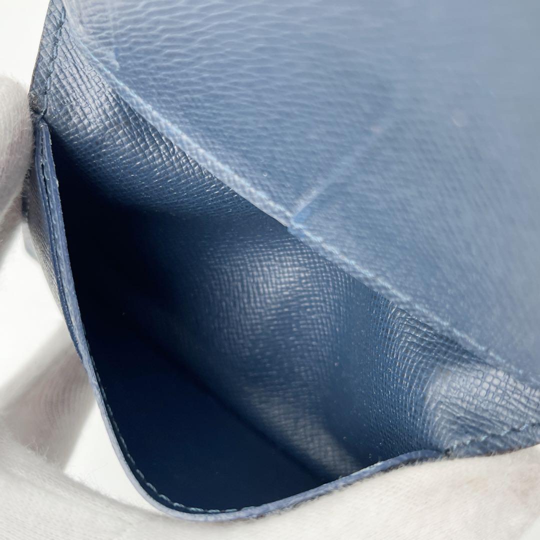 ルイヴィトン　オーガナイザードゥポッシュ タイガ　ネイビー 名刺入れ　新型