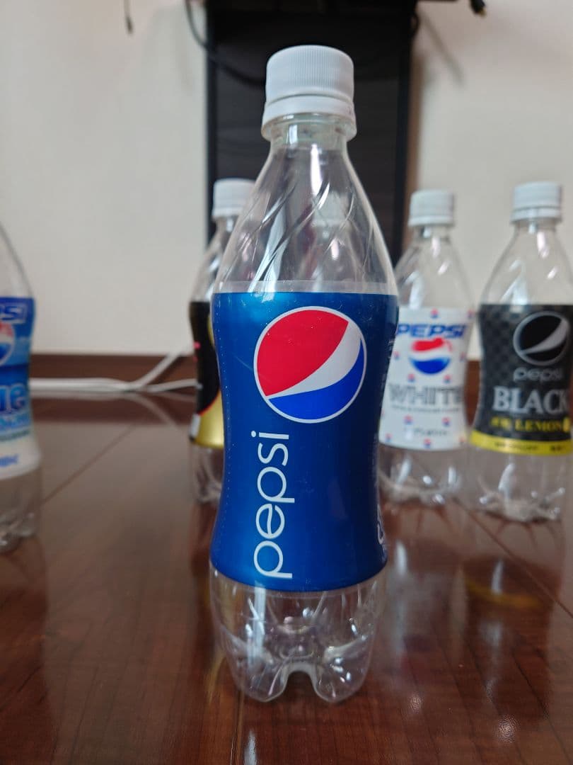 【絶版】ペプシコーララベル付きボトル（期間限定フレーバー）洗浄済み