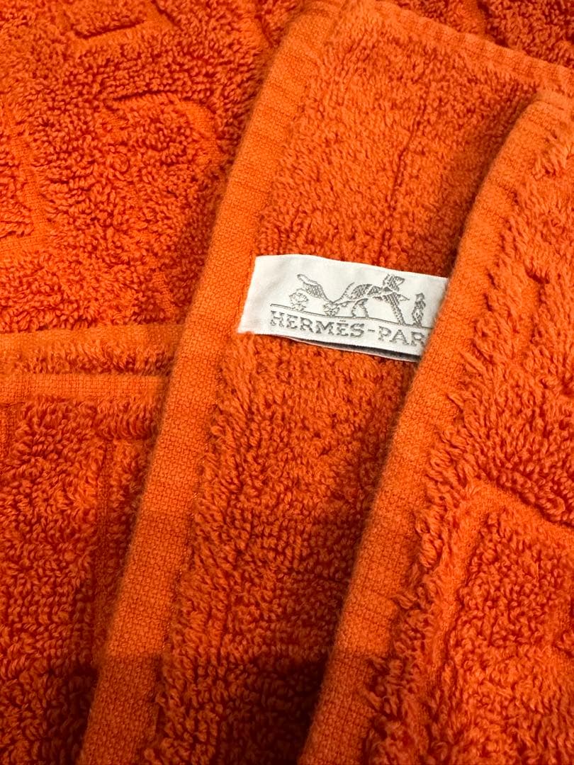 【超大判】HERMES バスタオル　ブランケット　ビーチタオル