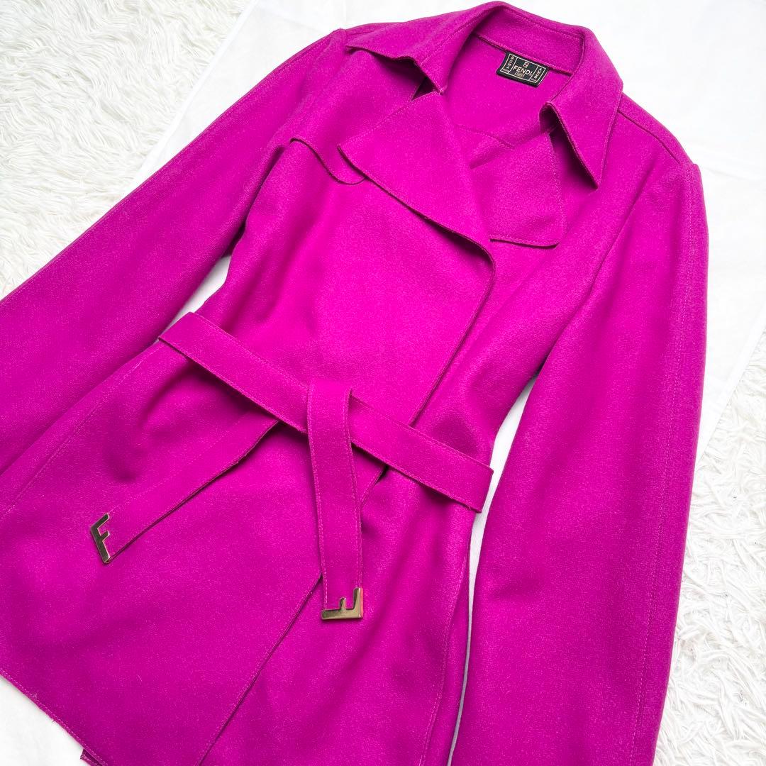 フェンディ ダブルフェイス ハーフコート FFベルト