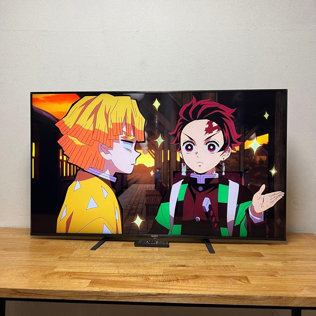 SONY 55V型 4K チューナーレス 液晶テレビ BRAVIA 動画アプリ○