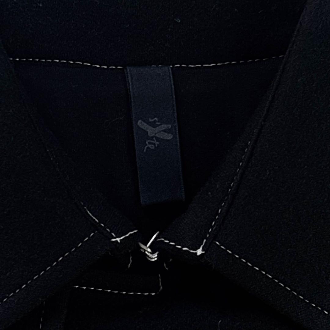 美品✨Yohji Yamamotoサイト s'yte ショート　Pコート　黒　S