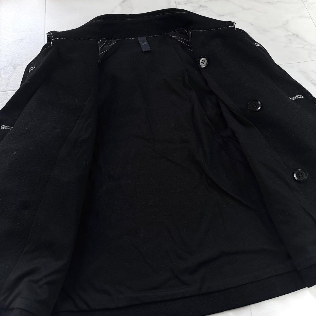 美品✨Yohji Yamamotoサイト s'yte ショート　Pコート　黒　S