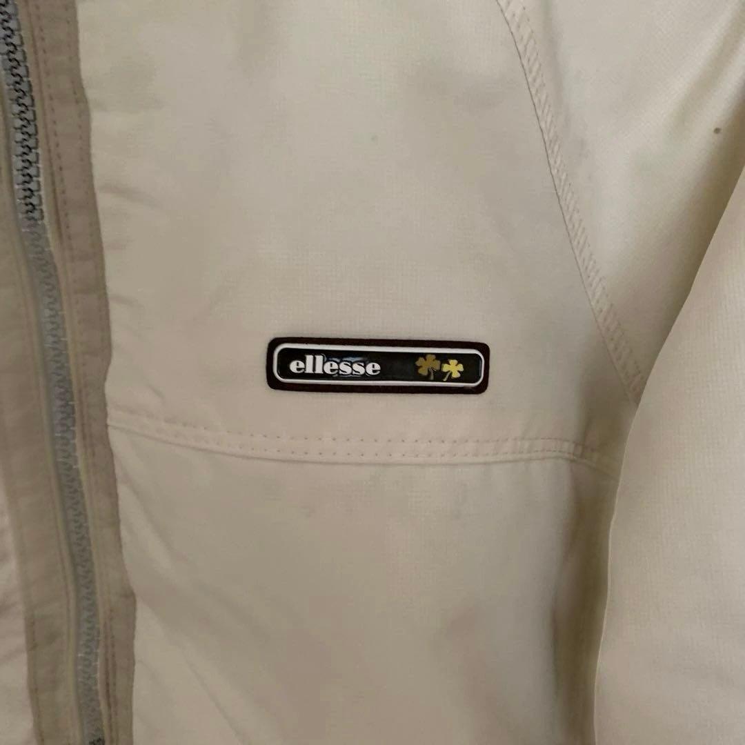 ellesse ベージュ スキーウェア 上下グローブセット