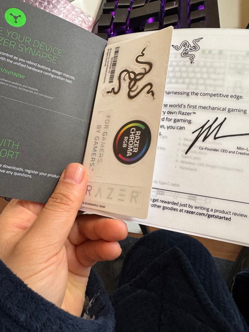 Razer BlackWidow V3 Pro 緑軸 Keycap付属 英語配列