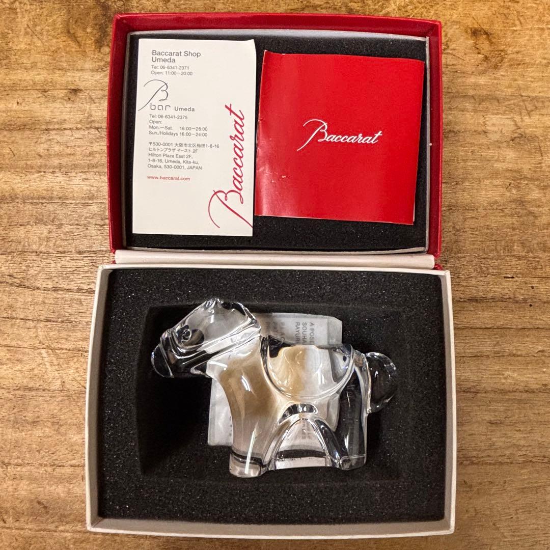 Baccarat バカラ ミニマルズ ポニー 馬 クリスタルガラス 置物