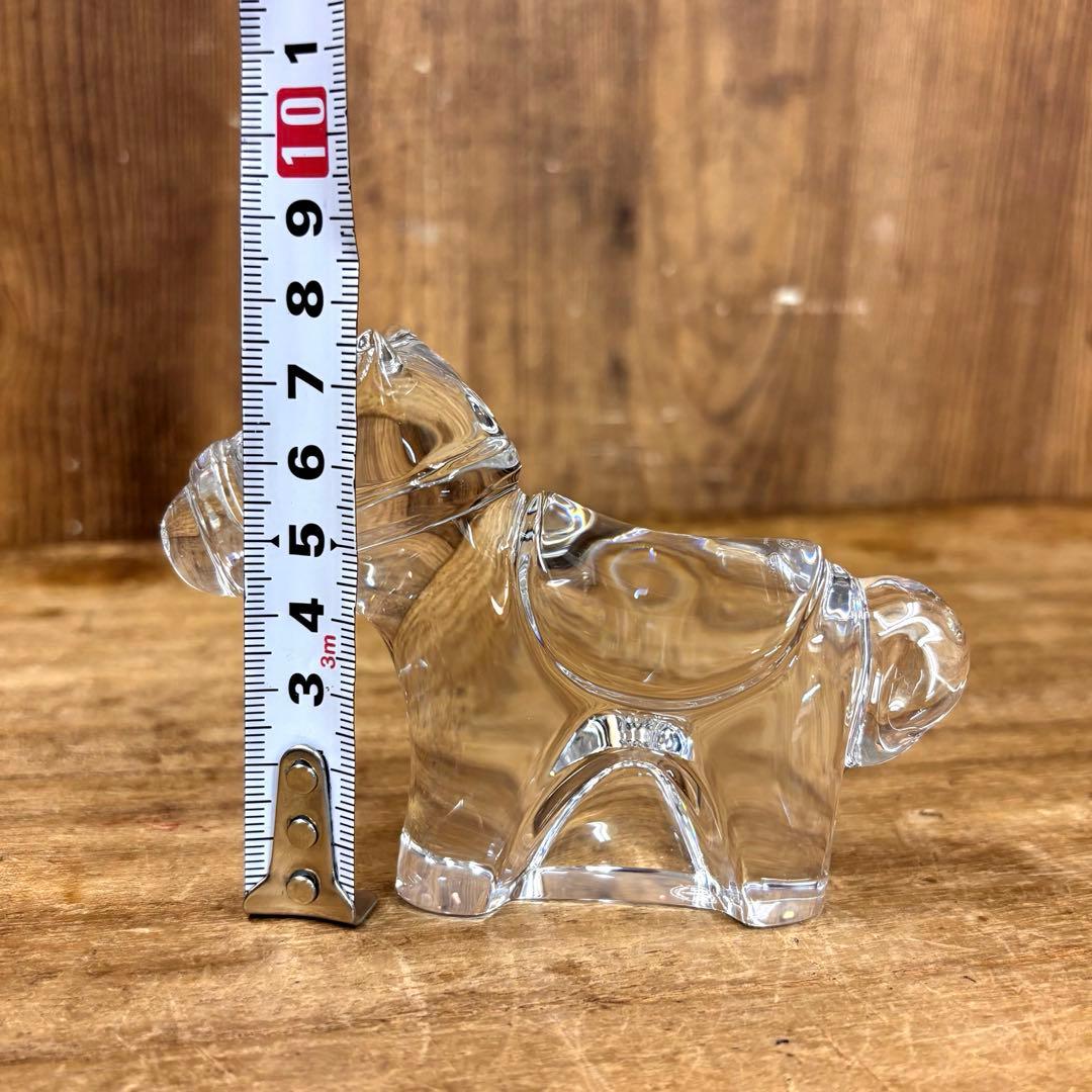 Baccarat バカラ ミニマルズ ポニー 馬 クリスタルガラス 置物