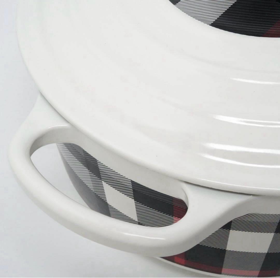 【新品】LE CREUSET　シグニチャーココット ロンド ホワイト　24cm